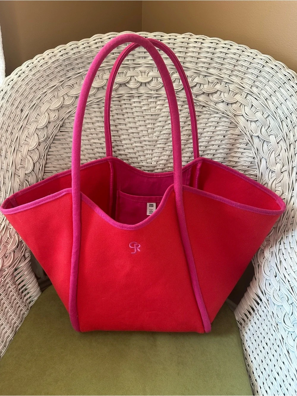 Old Navy x Christopher John Rogers Large Canvas Tote Bag